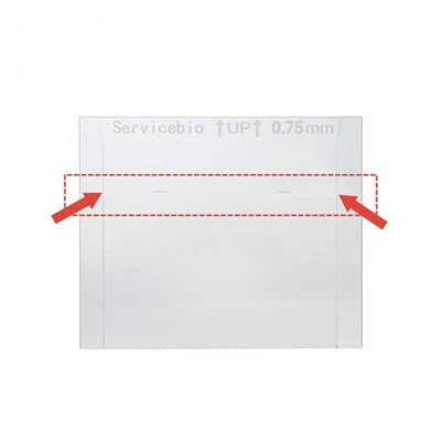 0.75 מ"מ לוחית זכוכית